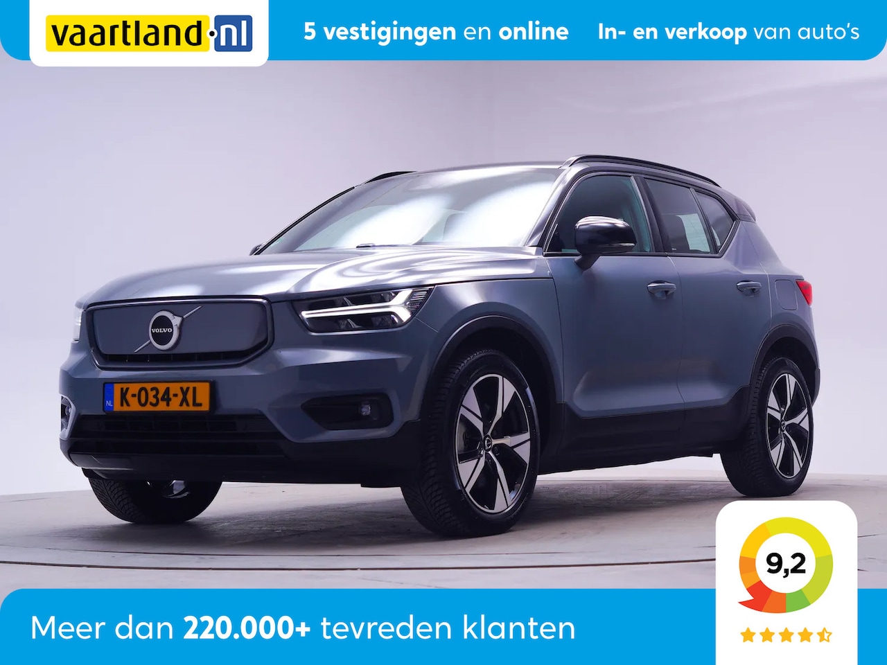 Volvo XC40 - Recharge P8 AWD R-Design [ Navi Full LED Elek.Klep ] - AutoWereld.nl