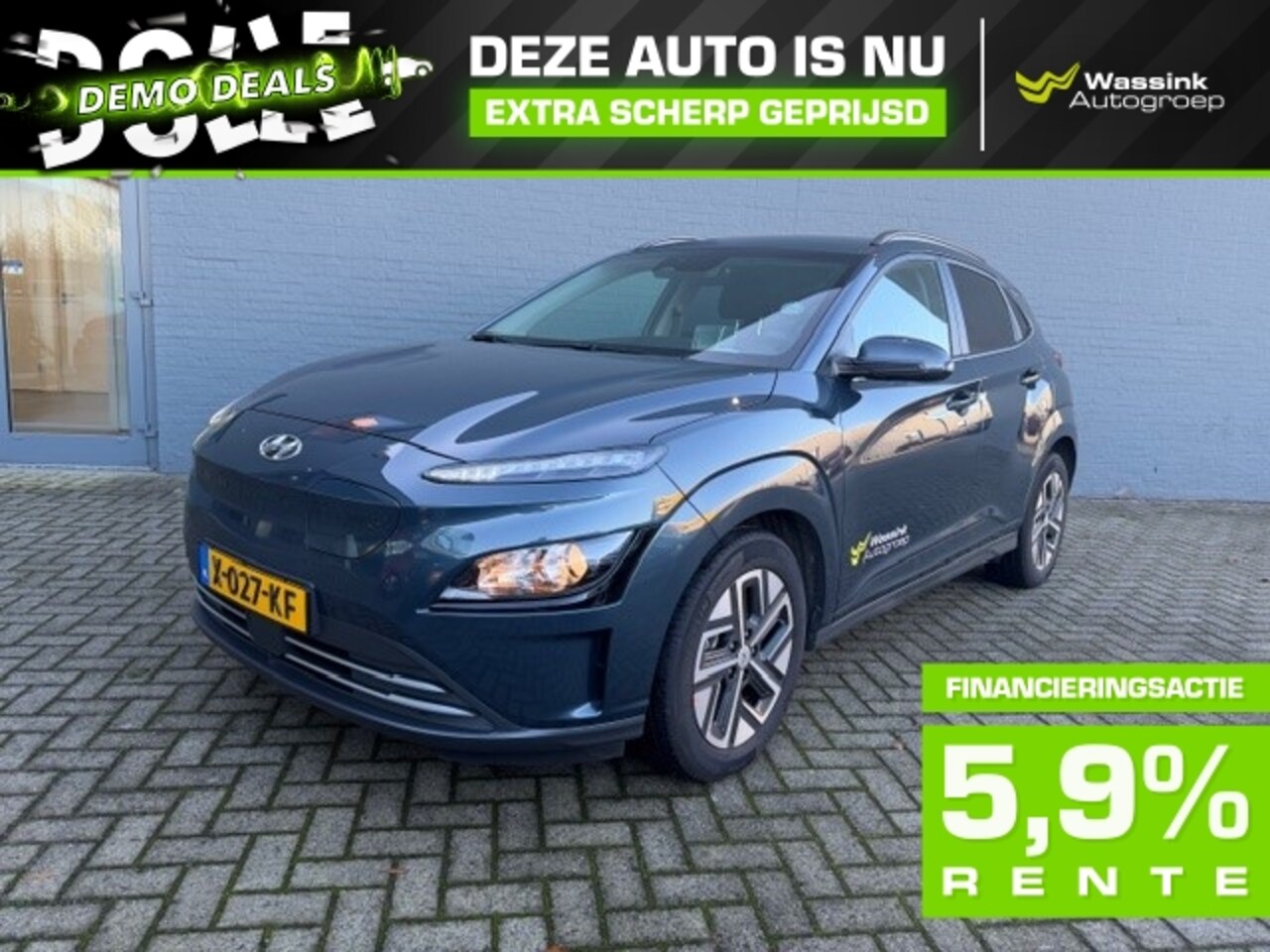 Hyundai Kona Electric - DEMO DEAL | EV I 204pk 64 kWh Fashion | Head-up Display | Navi | Apple Carplay & Android A - AutoWereld.nl