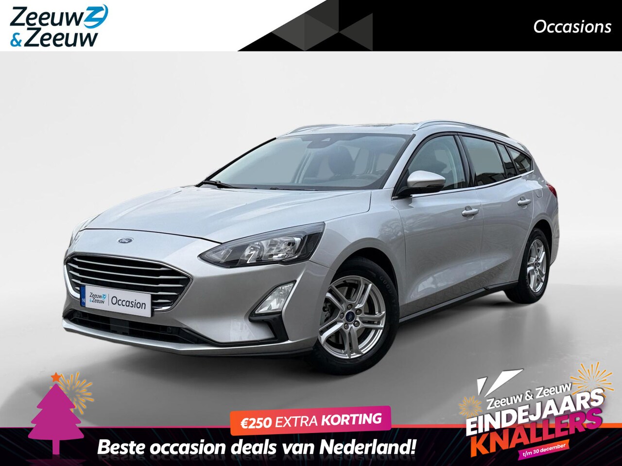 Ford Focus Wagon - 1.0 EcoBoost Hybrid | Trekhaak | Android Auto/ Apple Carplay | Cruise Control | Achteruitr - AutoWereld.nl