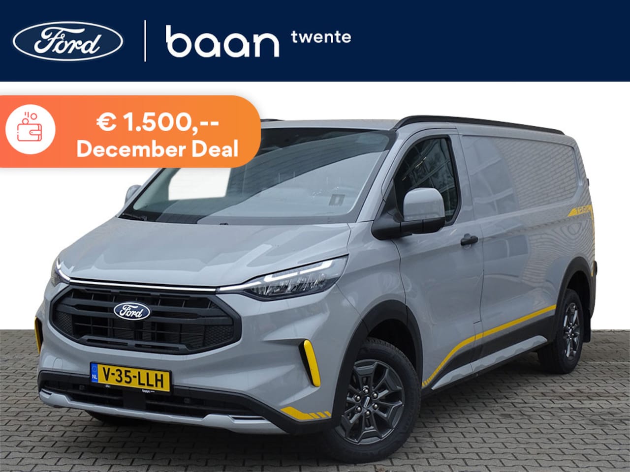 Ford Transit Custom - 320 L2H1 2.0 TDCI 150pk Trail | Bijrijdersbank | Inklapbare trekhaak | B&O | Camera | Keyl - AutoWereld.nl