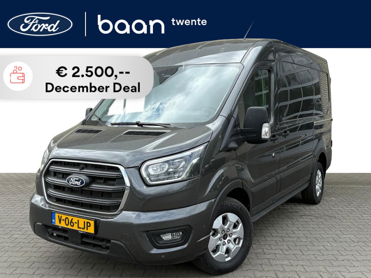 Ford Transit - 350 2.0 TDCI L2H2 Limited 165 PK | Automaat | Comfort Stoelen | 2x schuifdeur | Adaptive C - AutoWereld.nl