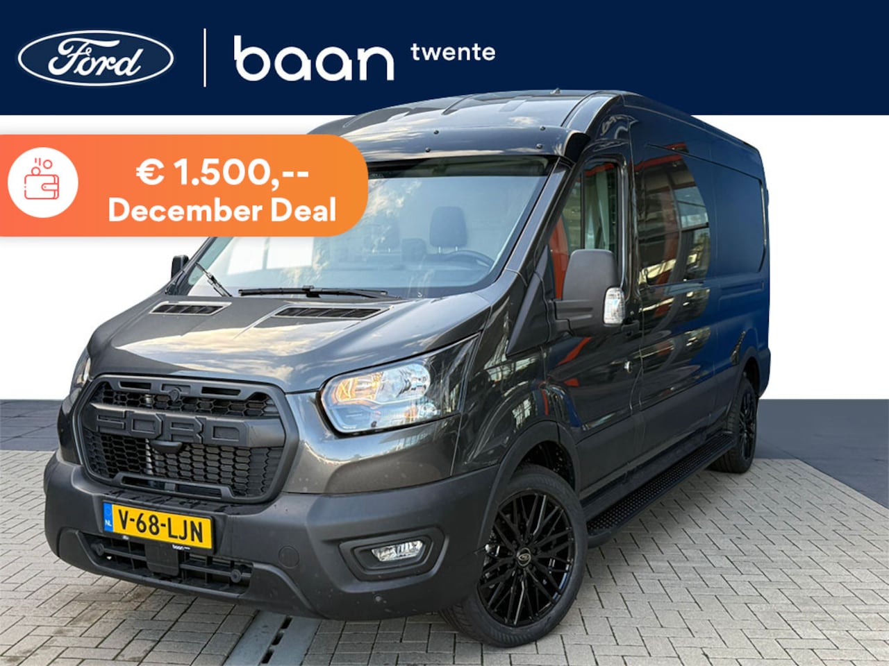 Ford Transit - 350 L3H2 Baan Twente Edition 165 PK | Camera | Trekhaak | Apple Carplay & Android Auto | W - AutoWereld.nl