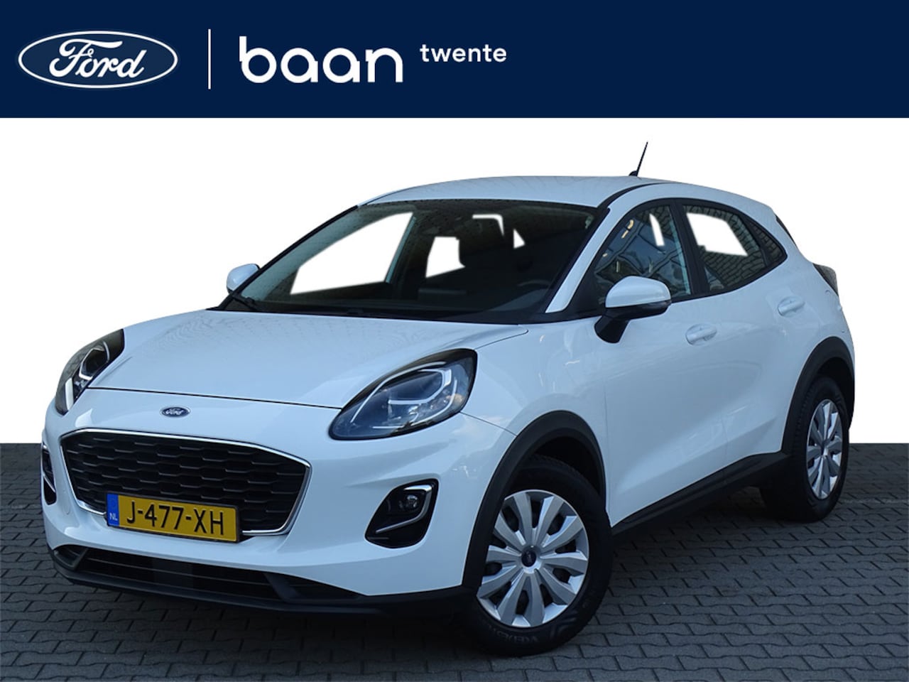 Ford Puma - 1.0 Turbo 95pk Connected | Airco | Apple carplay | Cruise control | Frozen white | - AutoWereld.nl