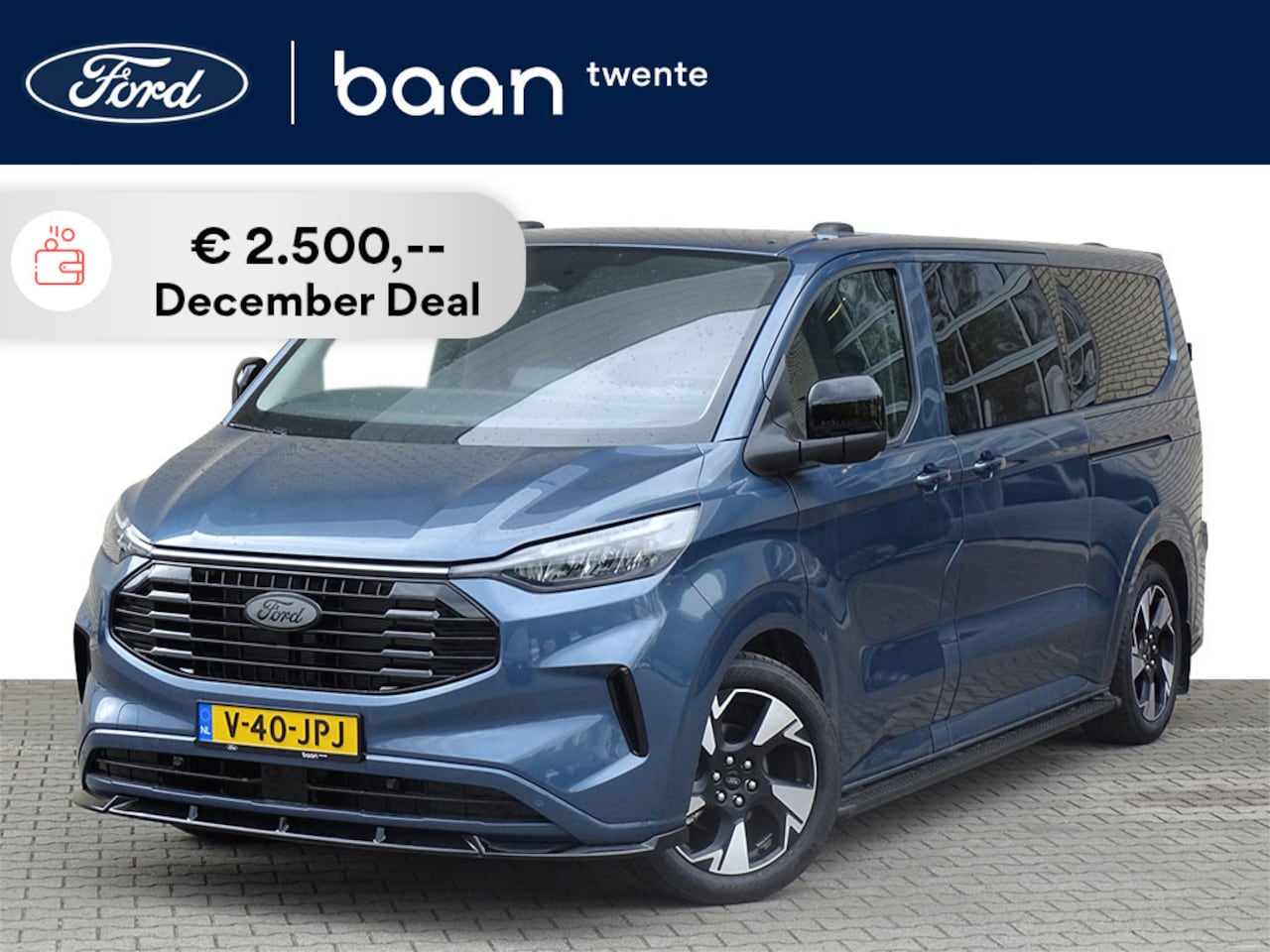 Ford Transit Custom - 136 PK AUT. L2H1 Limited | Baan Edition | 2x schuifd. | AGR Stoelen | Adaptive Cruise C. | - AutoWereld.nl