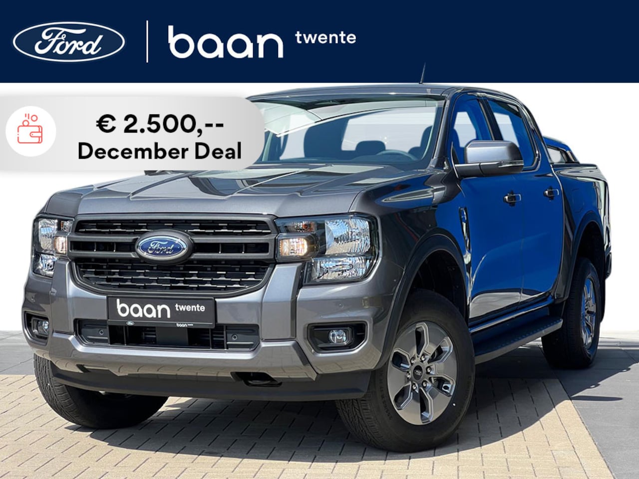 Ford Ranger - XLT 4X4 2.3 PHEV 281 PK | Uit voorraad leverbaar! | 5 zitplaatsen | 3.500KG trekhaak | Tec - AutoWereld.nl