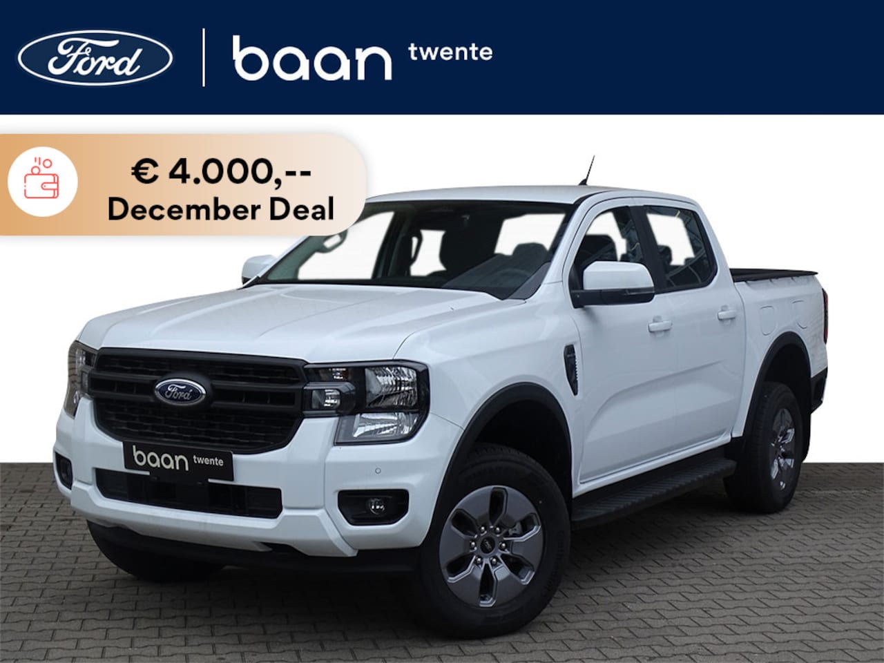 Ford Ranger - XLT 4X4 2.3 PHEV 281 PK | Frozen White | Uit voorraad leverbaar! | 5 zitplaatsen | 3.500KG - AutoWereld.nl