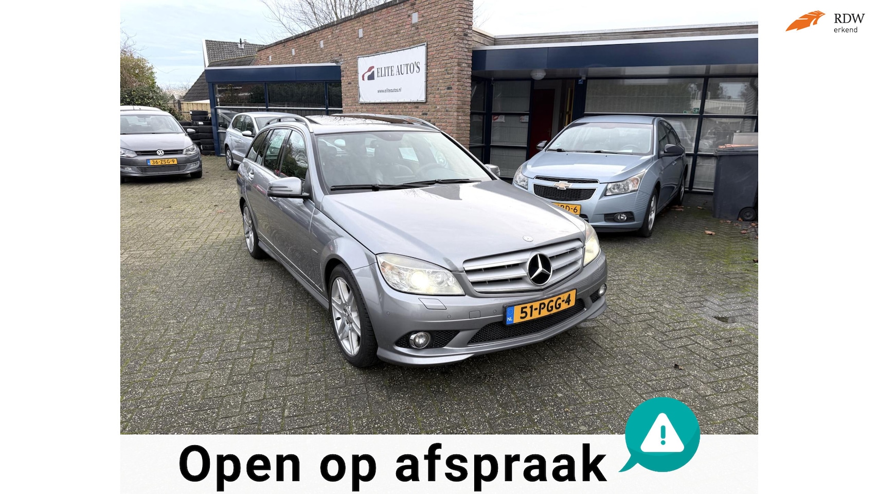 Mercedes-Benz C-klasse - /inruilkoopje/airco/Leer/AMG pakket/navi/Automaat/apk!! - AutoWereld.nl