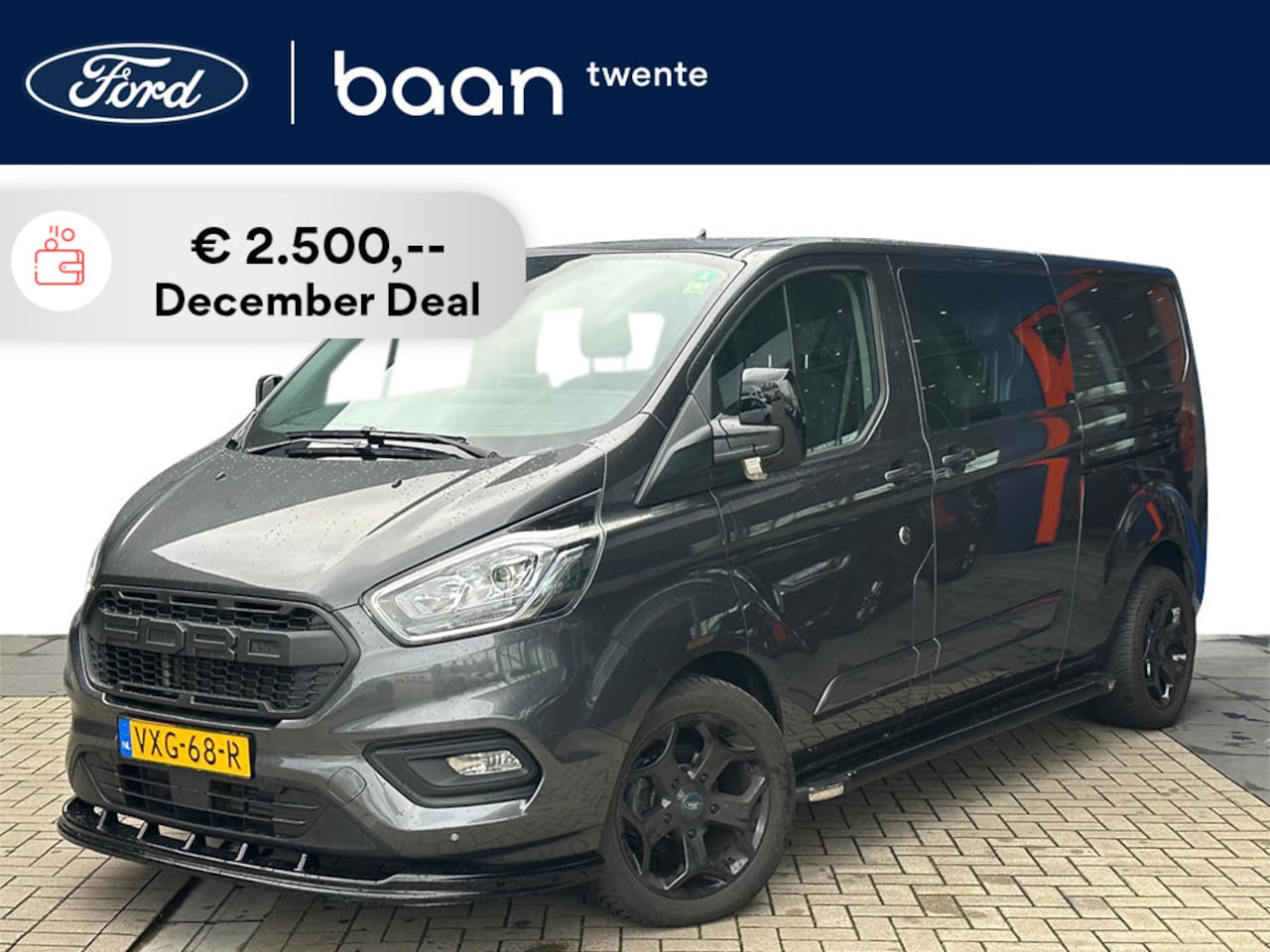 Ford Transit Custom - L2H1 Limited 130 PK Automaat | Dubbel Cabine | Raptor Grill | 18 inch | Apple Carplay | Si - AutoWereld.nl