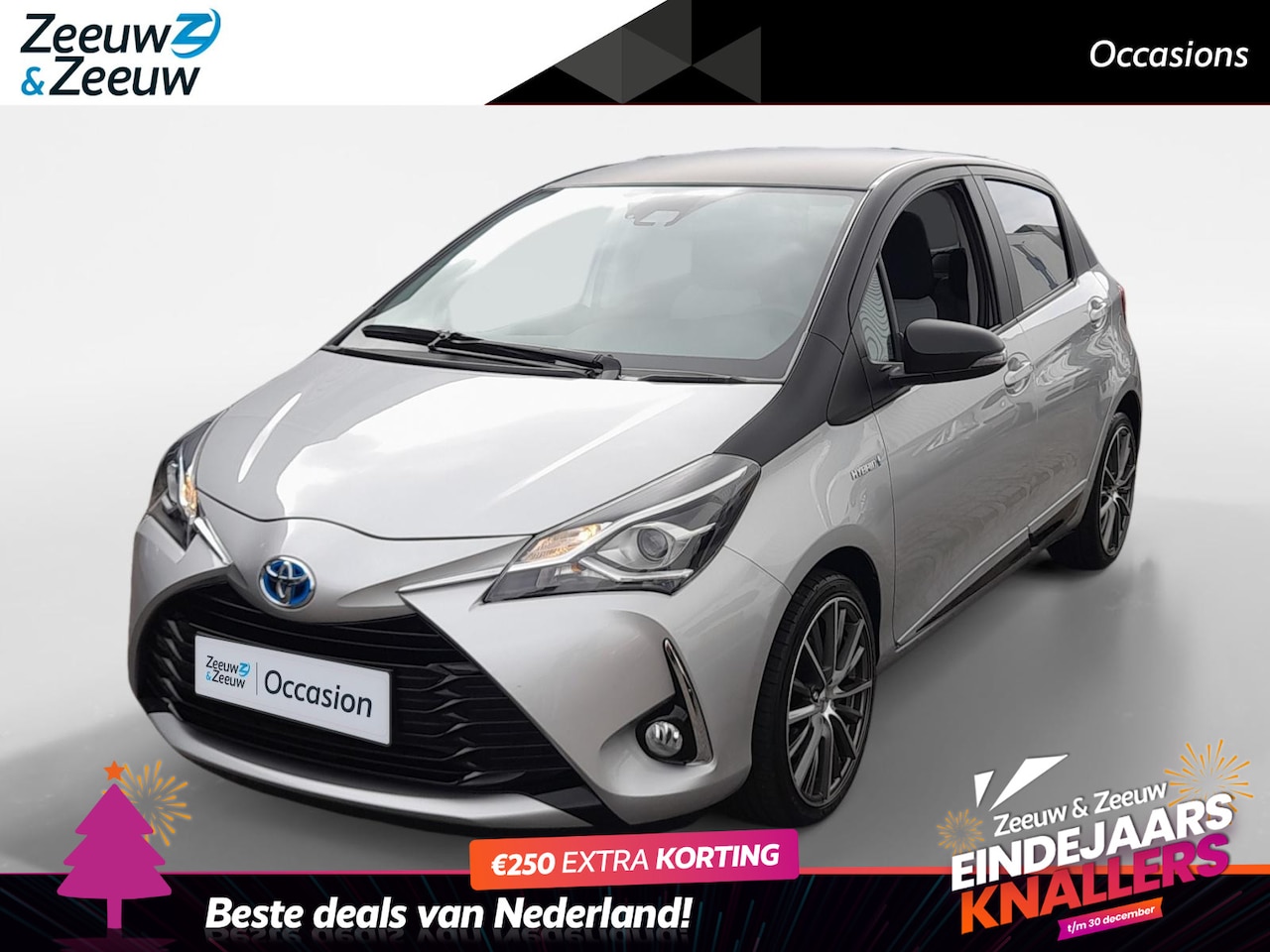 Toyota Yaris - 1.5 Hybrid Design Red Navi | Camera | Metallic lak | Two-tone lak | Bovag garantie | Lage - AutoWereld.nl