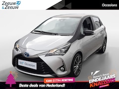 Toyota Yaris - 1.5 Hybrid Design Red Navi | Camera | Metallic lak | Two-tone lak | Bovag garantie | Lage