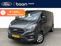 Ford Transit Custom - 300 L2H1 2.0 TDCI 170pk Limited DC | camera | trekhaak | bijrijdersstoel | dubbele schuifd