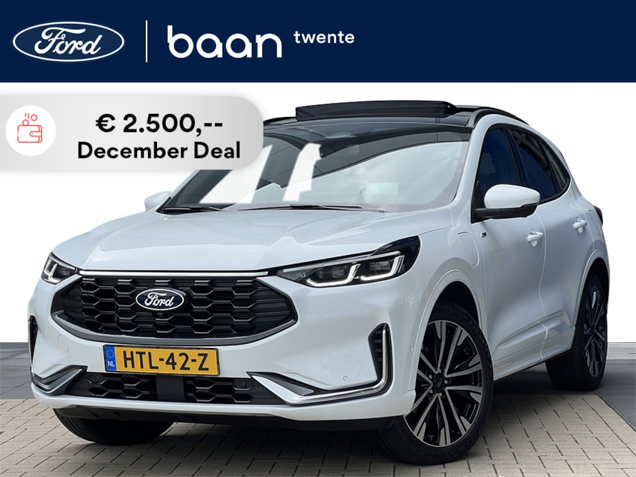 Ford Kuga - 2.5 PHEV 243 PK ST-Line X | Panoramadak | 20 Inch | Trekhaak wegklapbaar | Technology Pack - AutoWereld.nl