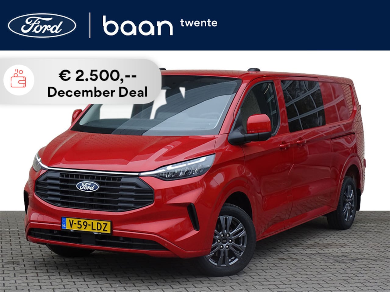 Ford Transit Custom - 2.0 TDCI 136 PK L2H1 Limited Automaat | Dubbel Cabine | AGR Stoelen | Adaptive Cruise C. | - AutoWereld.nl