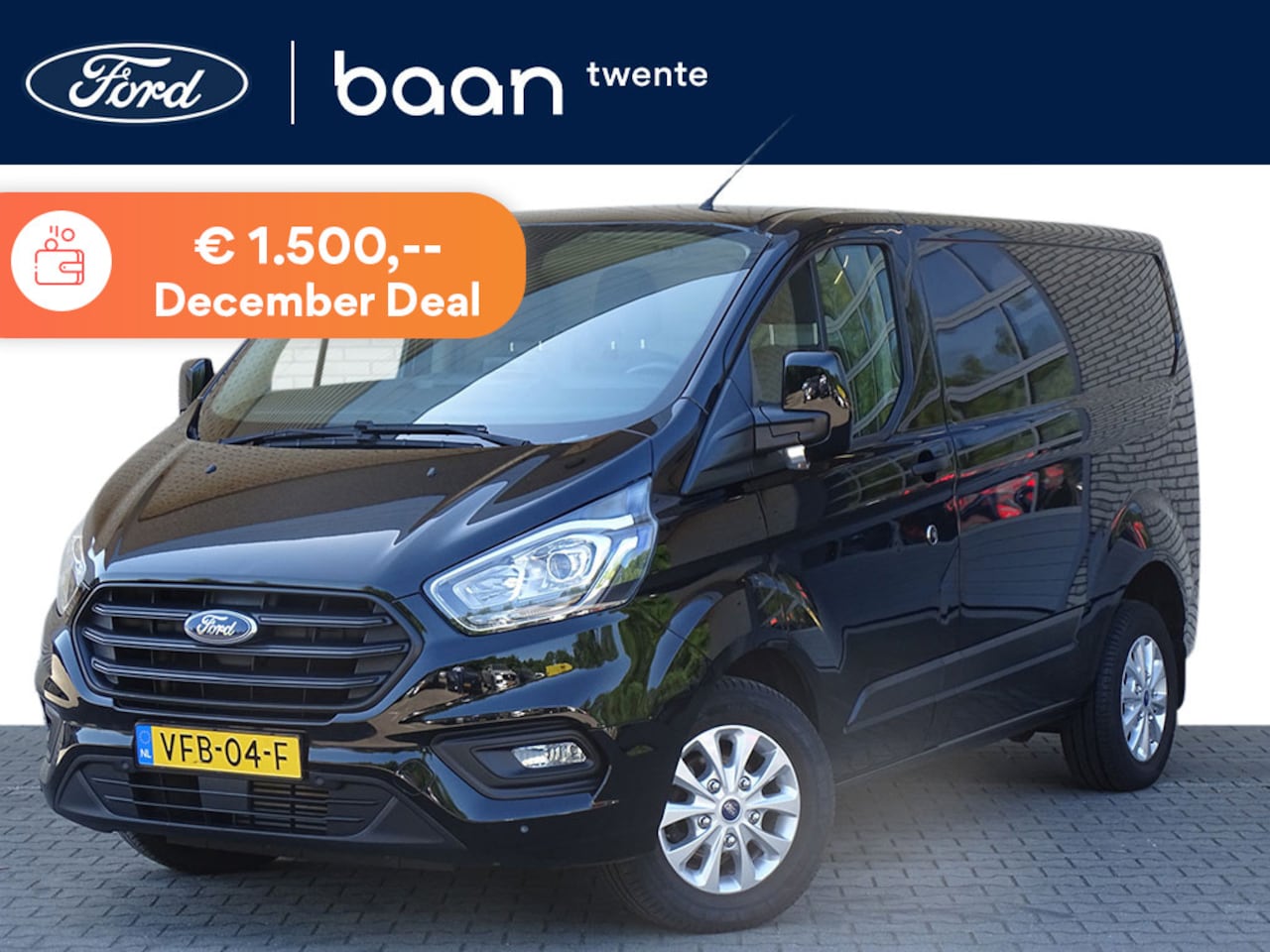 Ford Transit Custom - 280 L1H1 2.0 TDCI 130pk Trend Automaat | stoelverw. | pdc | voorruitverw. | bijrijdersbank - AutoWereld.nl