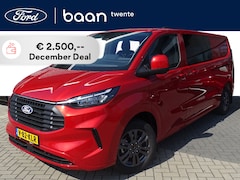 Ford Transit Custom - 320 2.0 TDCI 136 PK L2H1 Limited Automaat | Dubbele Cabine Snoeks | 5 persoons | AGR Stoel