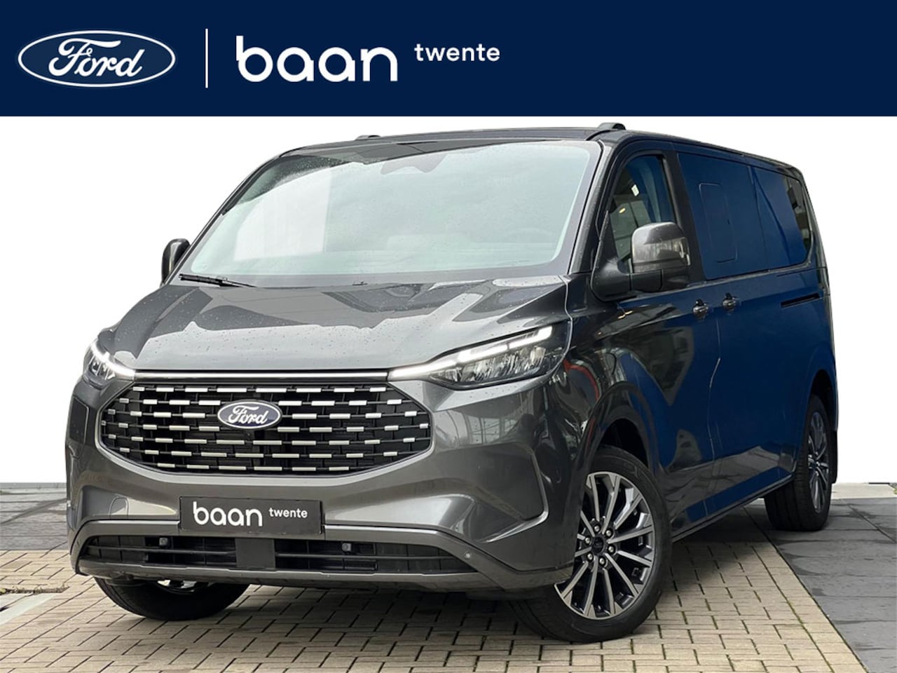 Ford Transit Custom - PHEV 233PK L2 Titanium X | Dubbel Cabine | Elektr. wegklapbare trekhaak | 1.850kg trekgw. - AutoWereld.nl