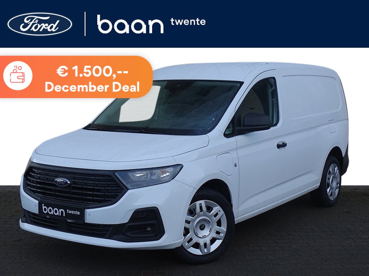 Ford Transit Connect - 150pk PHEV L2 Trend | BPM VRIJ | Uit voorraad leverbaar | Trekhaak | Pdc | Cruise control - AutoWereld.nl