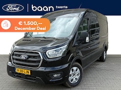 Ford Transit - L3H2 350 2.0 TDCI 165pk Limited | Trekhaak | Dubbele schuifdeur | Bijrijdersbank / Stoel