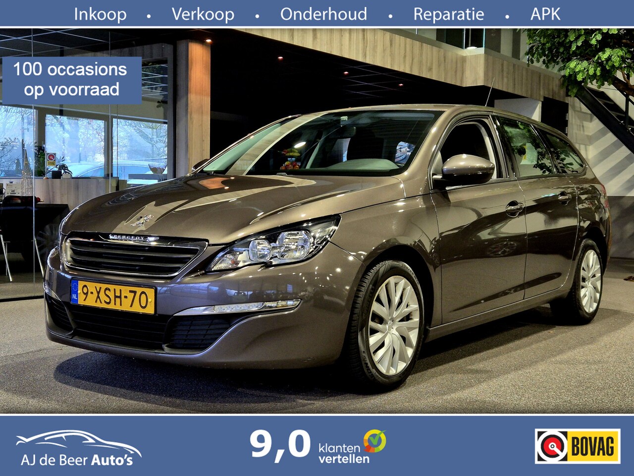 Peugeot 308 SW - 1.6 BlueHDI Blue Lease Navigatie | Cruise | Trekhaak | Nette auto - AutoWereld.nl