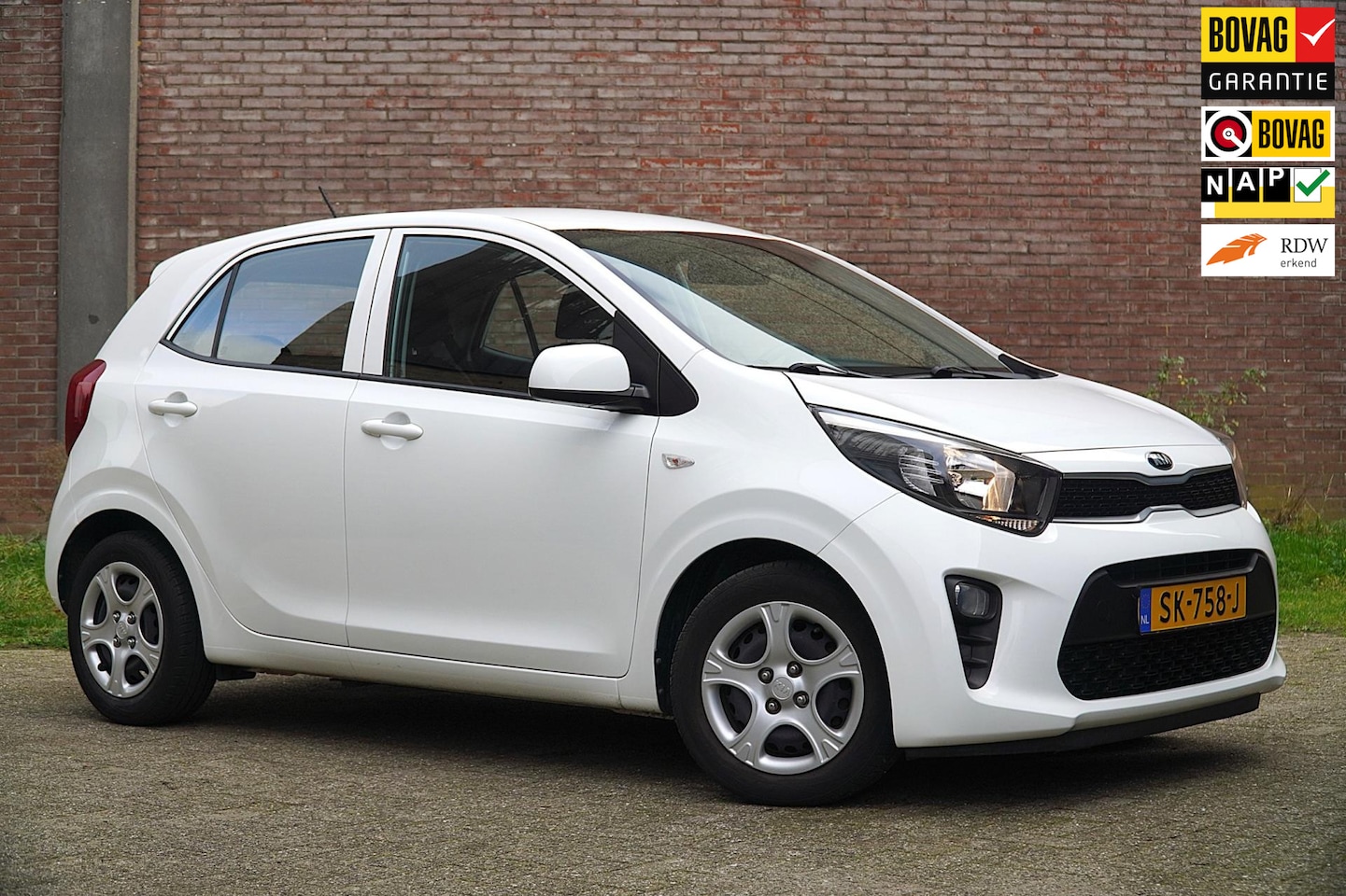 Kia Picanto - 1.0 CVVT EconomyPlusLine 1.0 CVVT EconomyPlusLine, Airco, Handsfree bellen, Elektr.Ramen voor, Ned. Auto - AutoWereld.nl