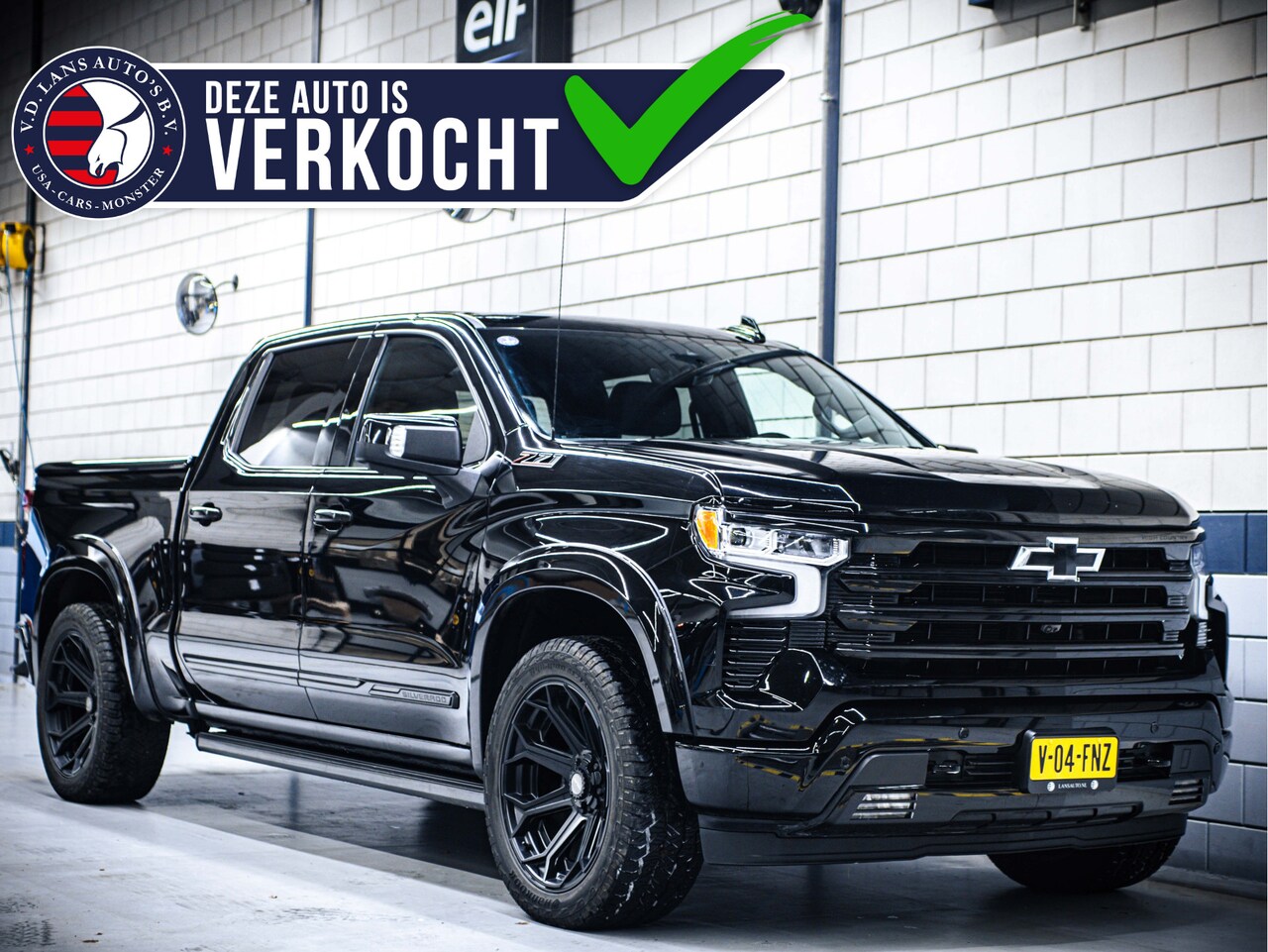 Chevrolet Silverado - High Country Z71 Blacked out | Eerste eigenaar | Nieuw geleverd! | Blacked out Widebody - AutoWereld.nl