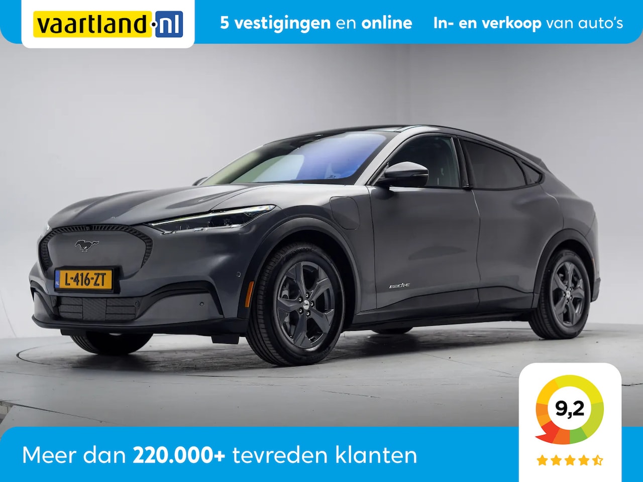 Ford Mustang Mach-E - RWD 75 kWh 3 fase [ Leder B&O Pano LED Stoelverwarming ] - AutoWereld.nl