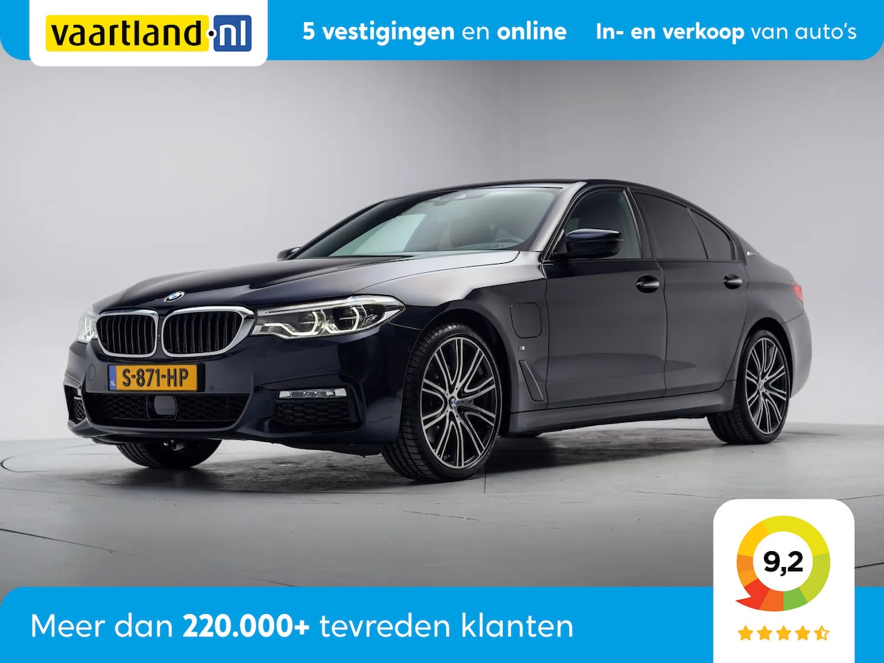 BMW 5-serie - 530e M Sport High Executive [ Leder Head-Up ACC Surroundview ] - AutoWereld.nl