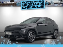 Hyundai Kona - 1.6 GDI HEV N Line Sky Full Hybride Automaat met Panoramadak, Navigatie, Camera en Lichtme