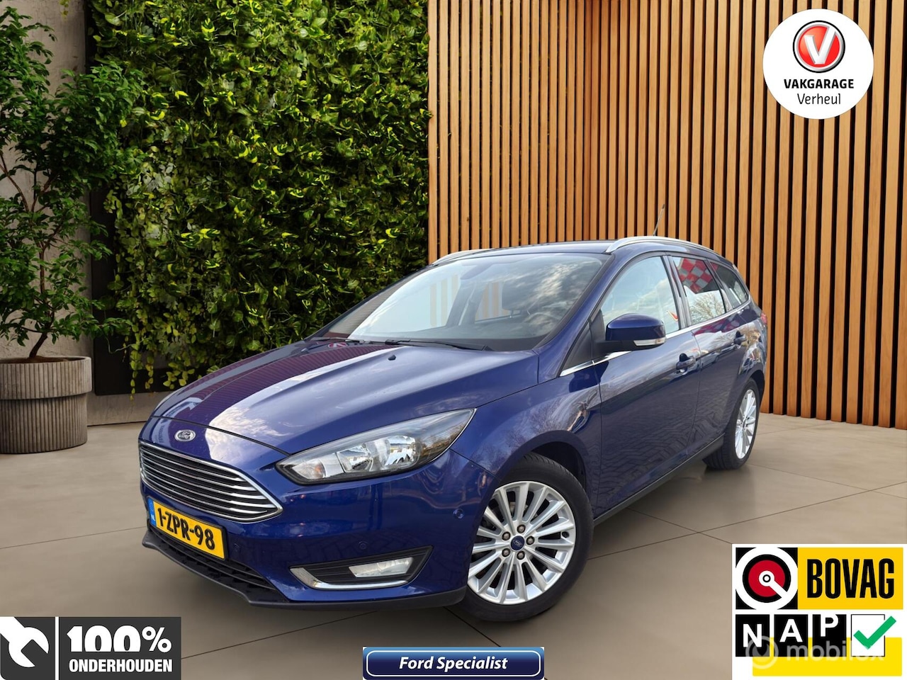 Ford Focus Wagon - 1.0 Titanium Edition|125Pk|Trekhaak|Navi - AutoWereld.nl