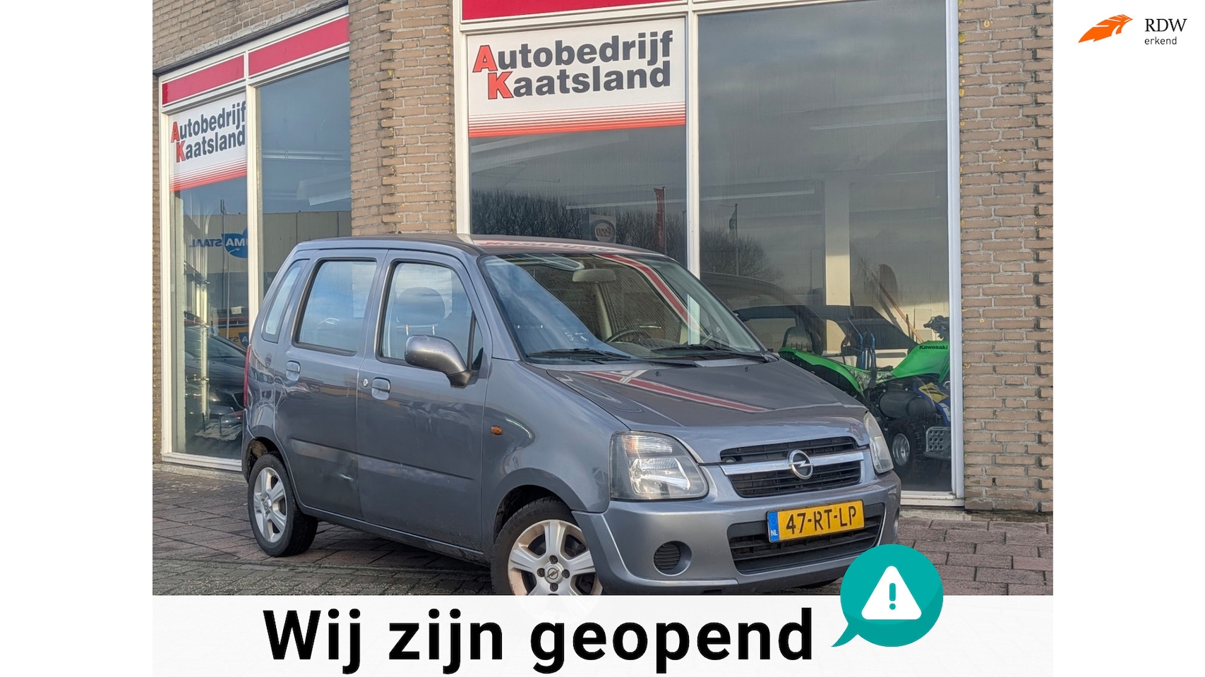 Opel Agila - 1.2-16V Maxx - APK: 10-2026!! - Super koopje! - AutoWereld.nl