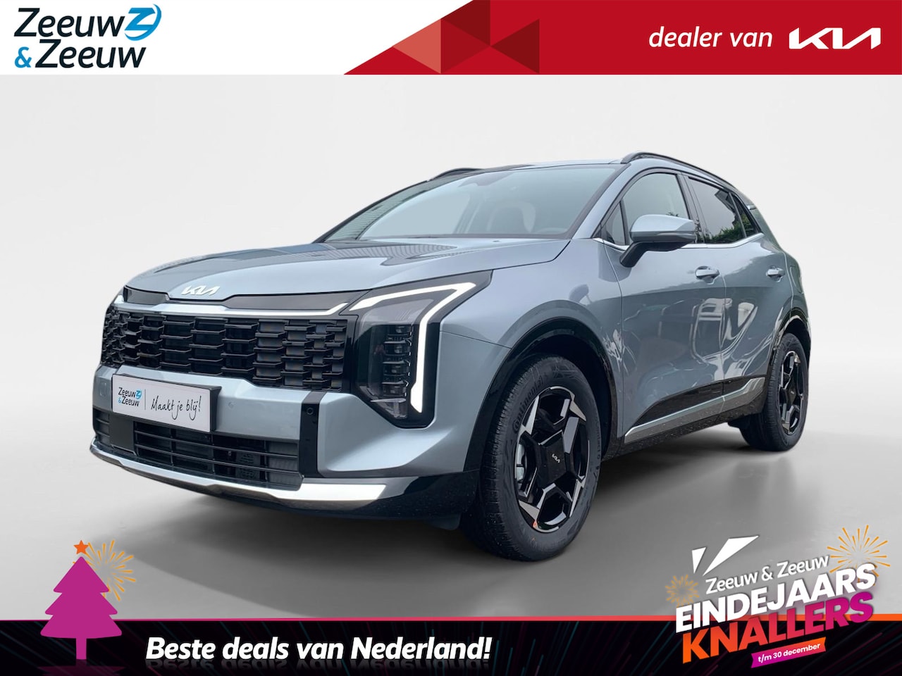 Kia Sportage - 1.6 T-GDi AT6 Hybrid Dynamicplusline | NIEUWE SPORTAGE | 239 PK | 1510Kg trekgewicht | NU - AutoWereld.nl