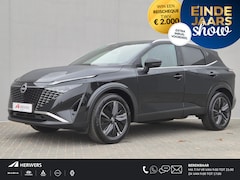 Nissan Qashqai - 1.3 MHEV Xtronic Tekna Black Edition Automaat / Nieuw Model / facelift / Cold pack / HUD /