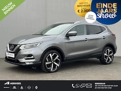 Nissan Qashqai - 1.3 DIG-T Tekna + / Automaat / Panoramadak / Lederen Bekleding / 360 Camera / Apple Carpla