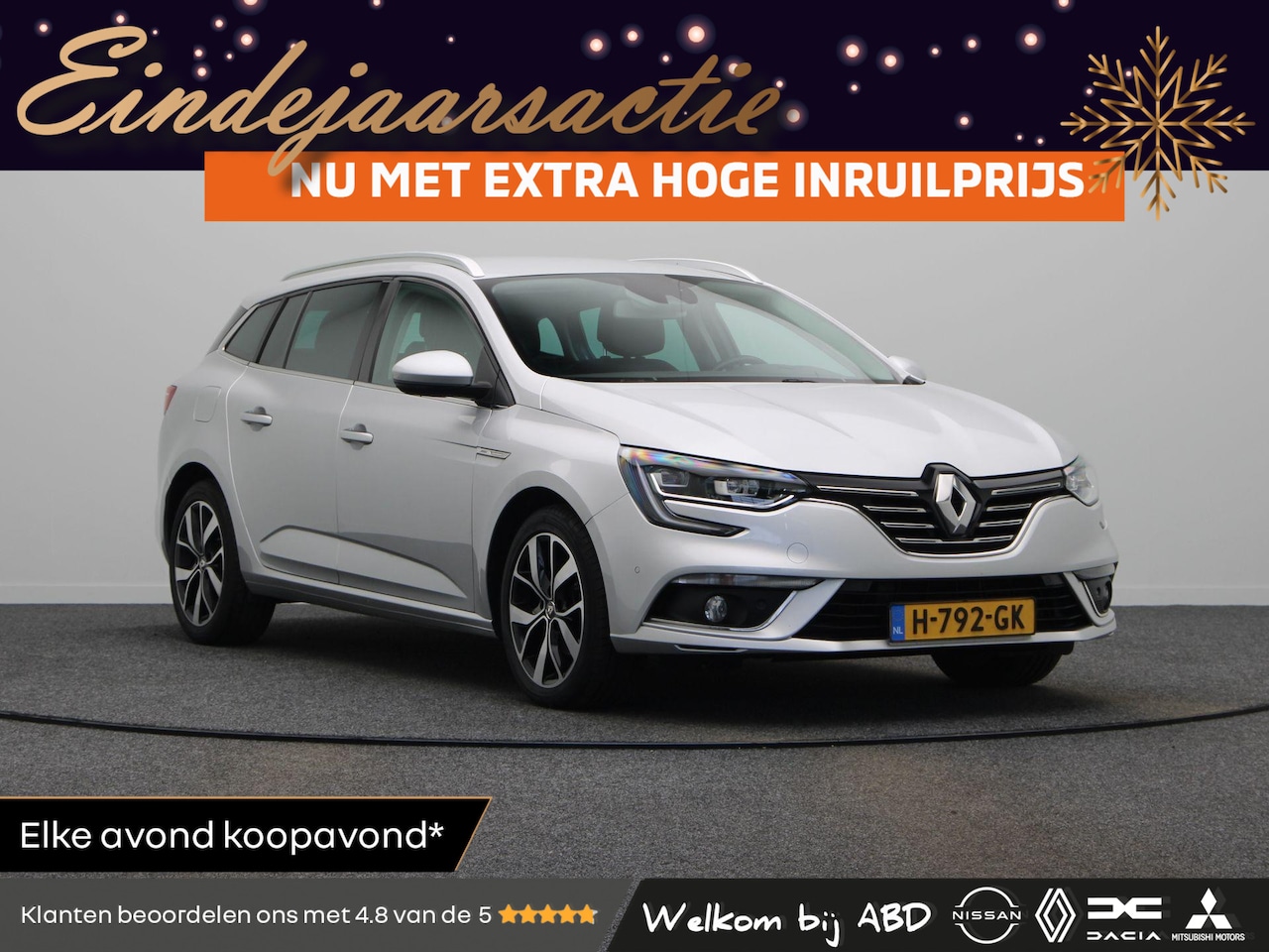 Renault Mégane Estate - 140pk TCe Bose | Trekhaak | Parkeersensoren rondom | Achteruitrijcamera | Stoelverwarming - AutoWereld.nl