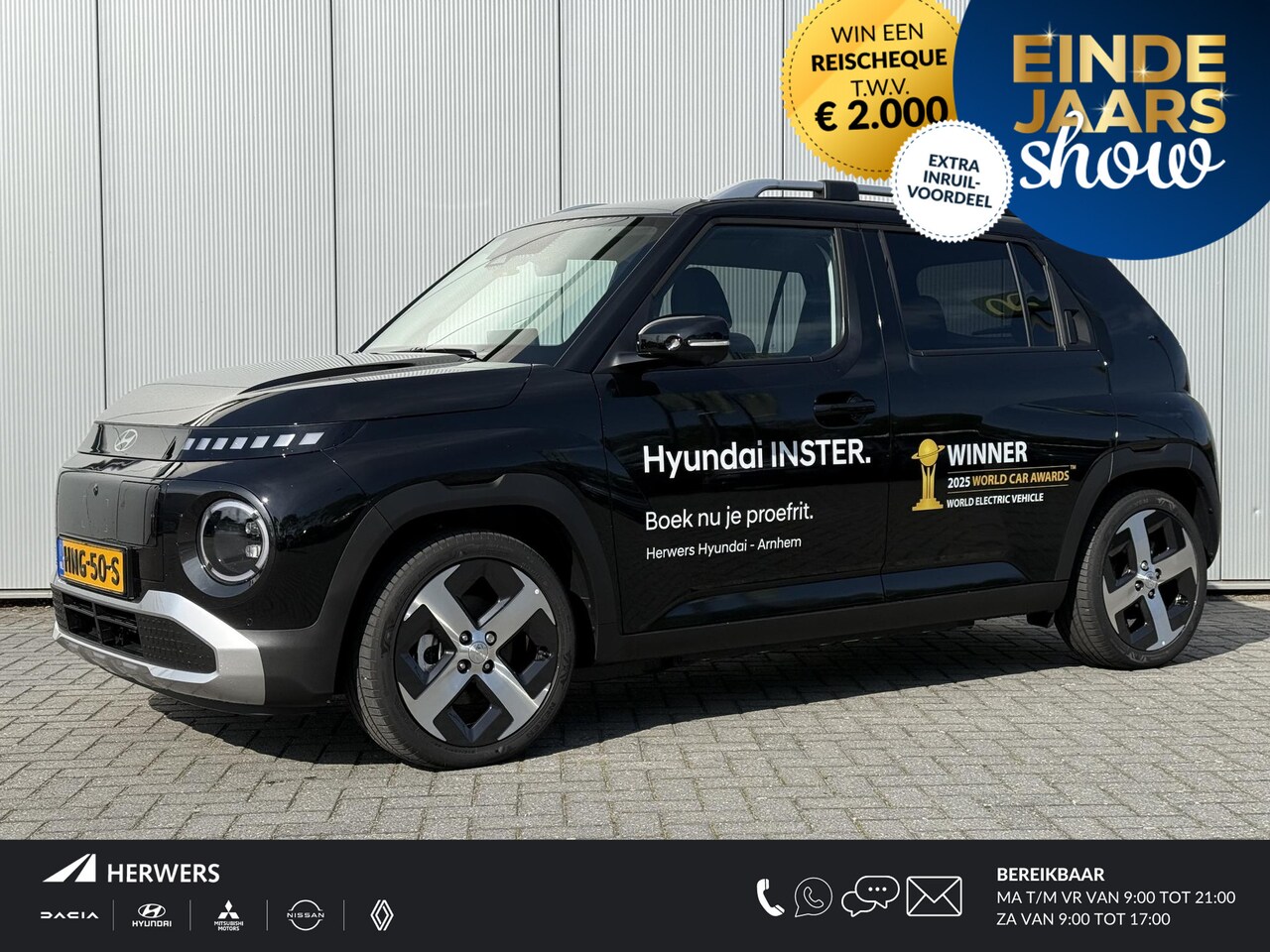 Hyundai Inster - Evolve 49 kWh / Winter & Tech Pack / 370 KM WLTP / 360 Camera / Warmtepomp / Stoel- & Stuu - AutoWereld.nl