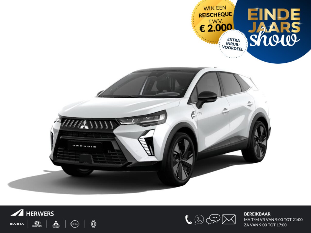 Mitsubishi Grandis - 1.8 HEV Instyle / 2.000,- Euro Introductievoordeel / Nieuw Te Bestellen / Afbeeldingen Kun - AutoWereld.nl