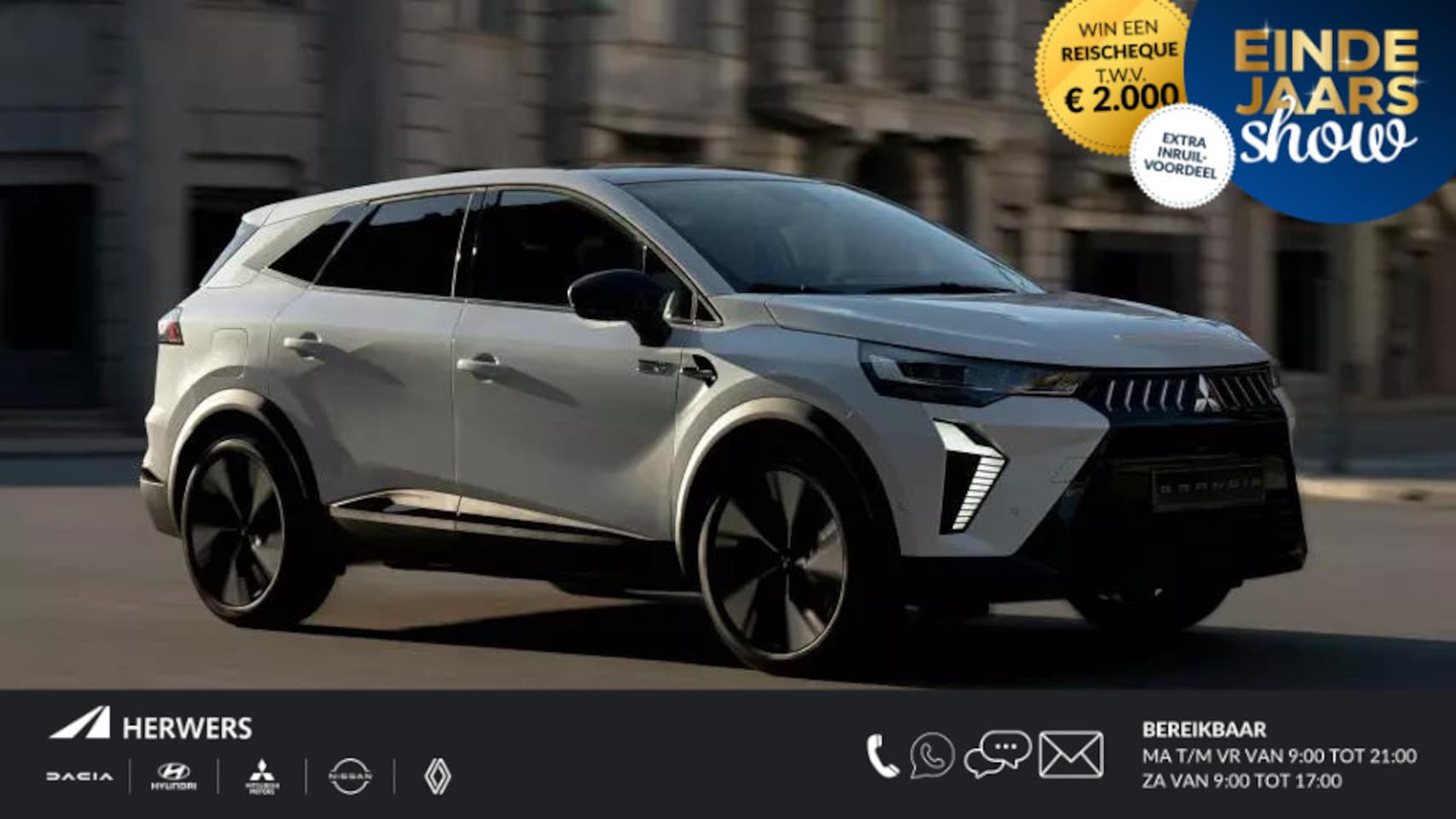 Mitsubishi Grandis - 1.8 HEV Instyle / 2.000,- Euro Introductievoordeel / Nieuw Te Bestellen / Afbeeldingen Kun - AutoWereld.nl