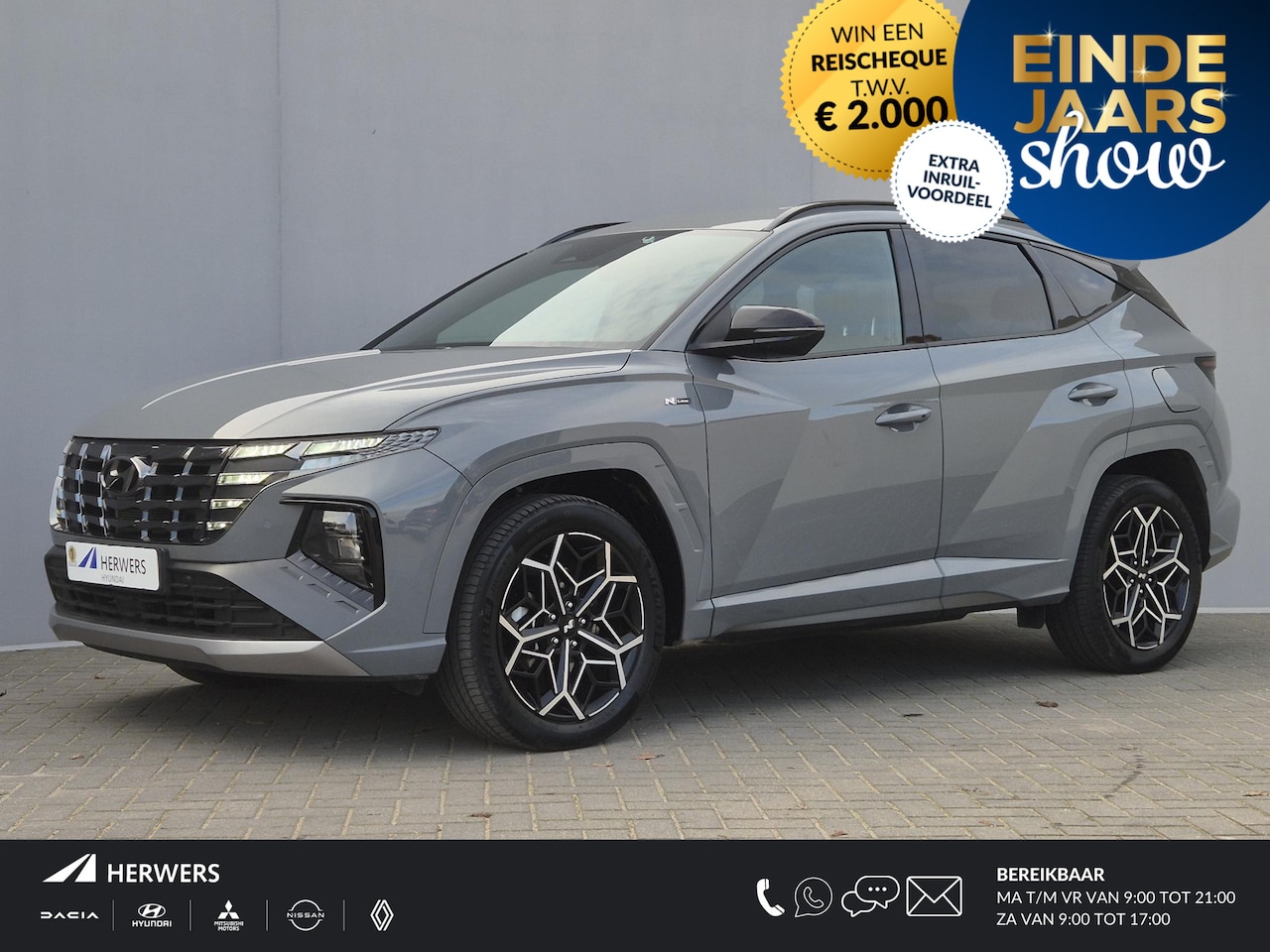 Hyundai Tucson - 1.6 T-GDI HEV N Line Edition Automaat / Fabrieksgarantie tot 02-2029 / Dealer onderhouden - AutoWereld.nl