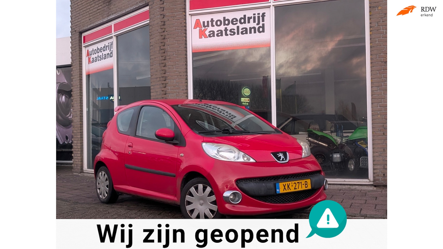 Peugeot 107 - 1.0-12V XS - Automaat - A/C - Nieuwe APK - AutoWereld.nl