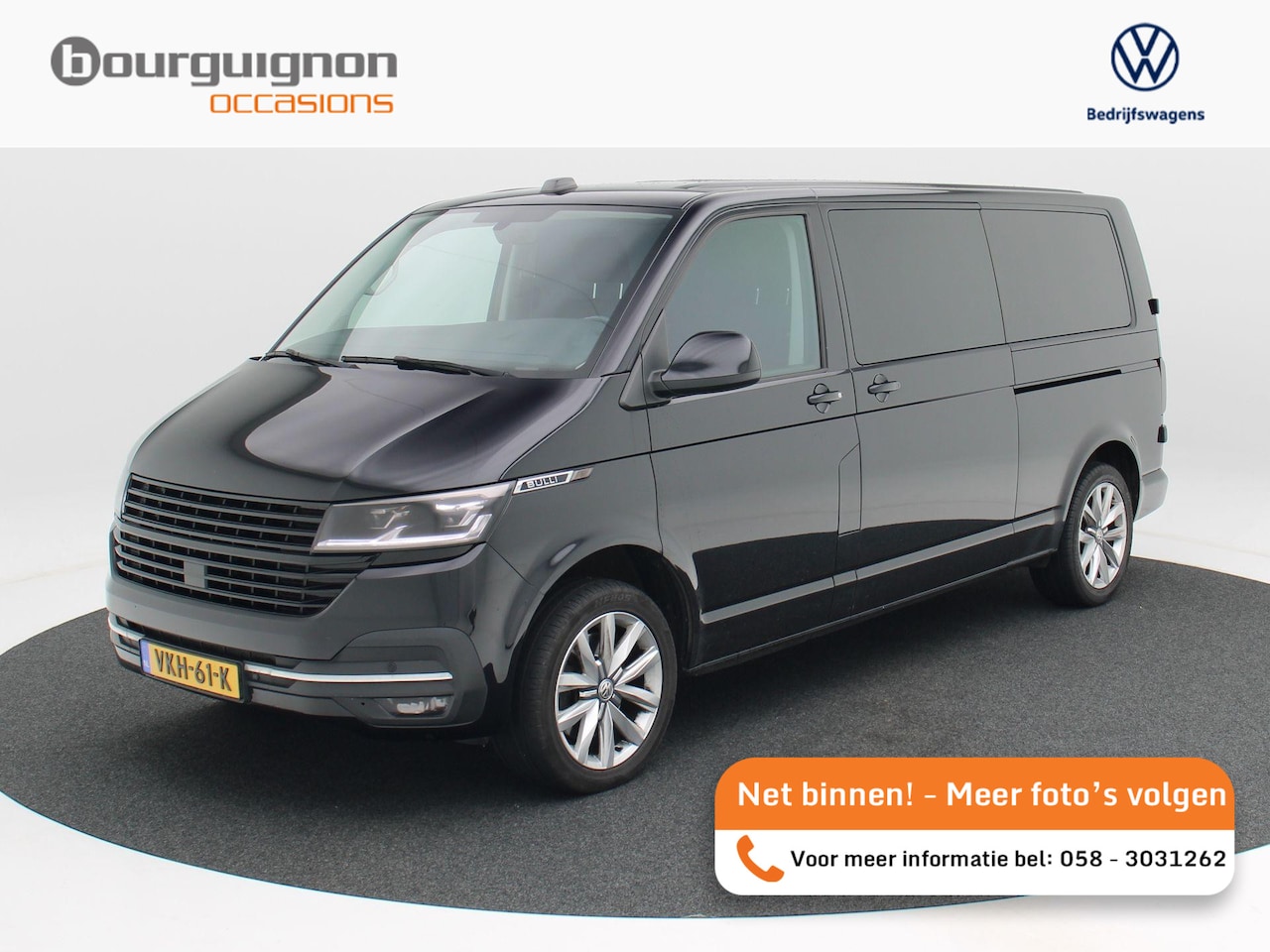 Volkswagen Transporter - 2.0 TDi Automaat L2H1 30 DC Bulli | Adaptieve Cruise | CarPlay | Navigatie | Stoelverwarmi - AutoWereld.nl