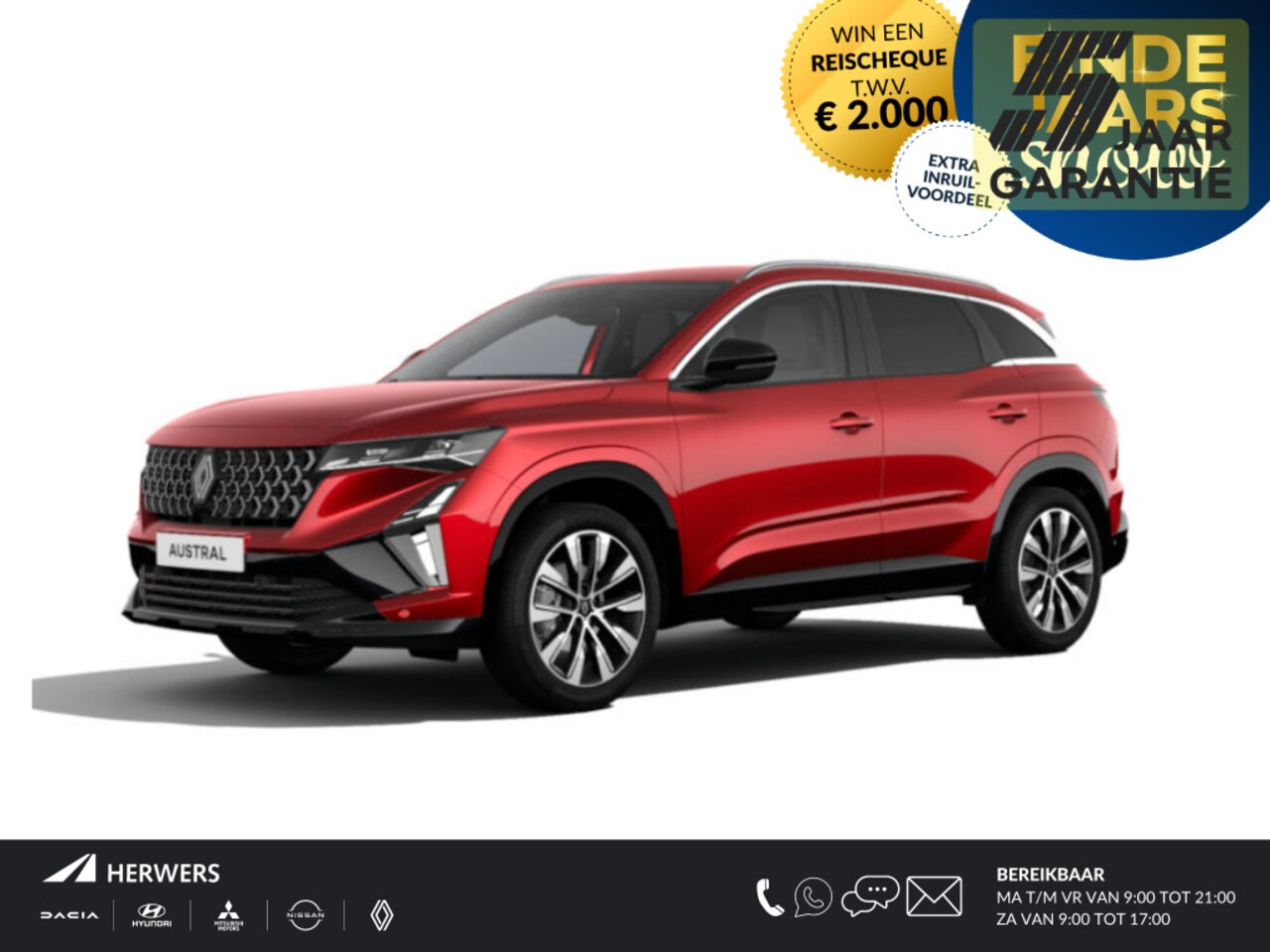 Renault Austral - mild hybrid 160pk X-Tronic techno / Nieuw Te Bestellen / - AutoWereld.nl