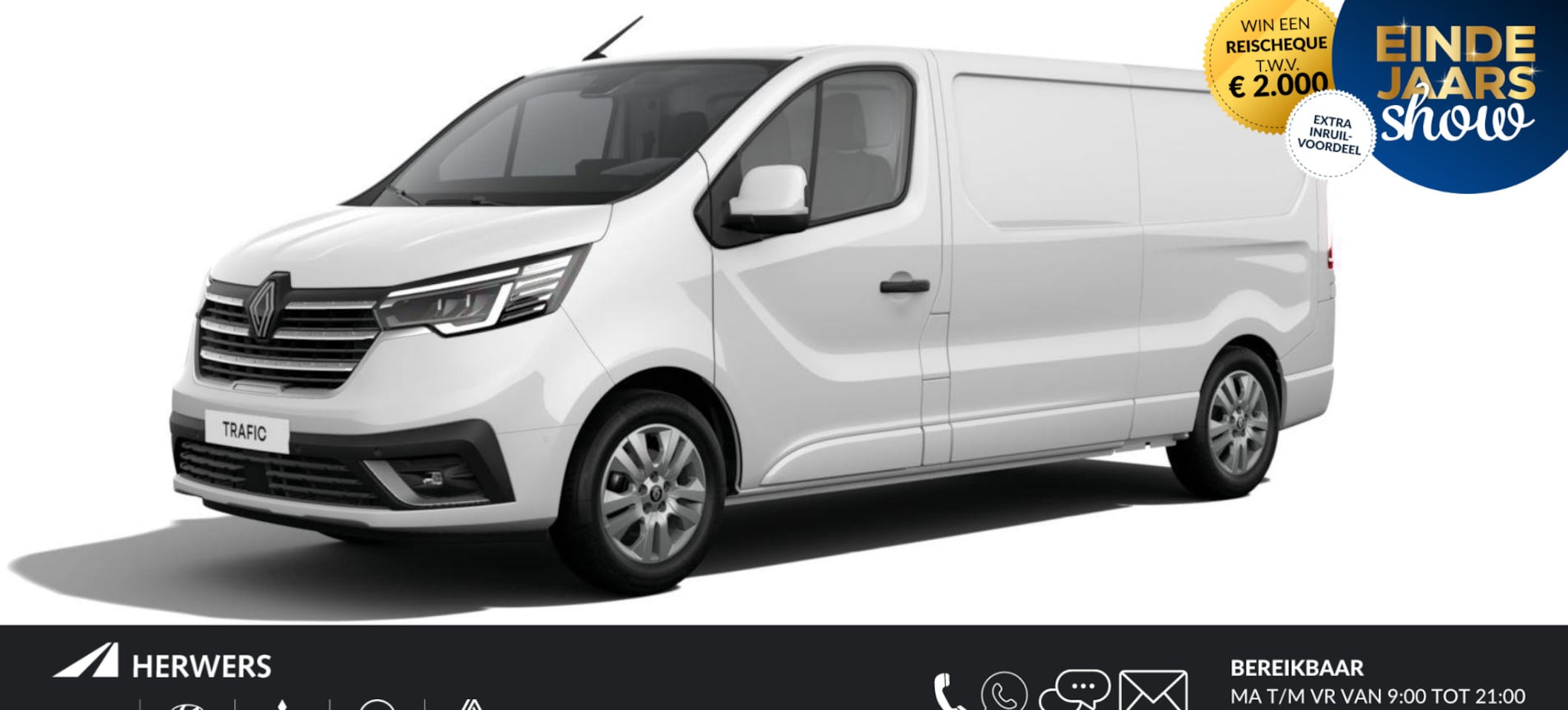 Renault Trafic - 2.0 Blue dC1 150 EDC T30 L2H1 Extra / BPM VRIJE VOORAAD / - AutoWereld.nl