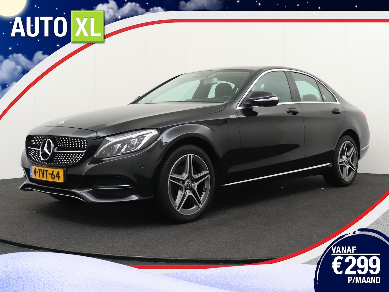 Mercedes-Benz C-klasse - 180 157 PK AMG-18'LMV Navi LED Elek.Stoelen - AutoWereld.nl