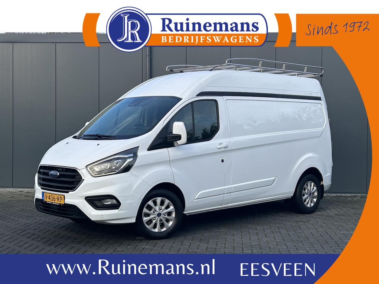 Ford Transit Custom - 2.0 TDCI 170 PK / L2H2 / 1e EIG. / AUTOMAAT / TREKHAAK / IMPERIAAL / AIRCO / ADAPTIVE CRUI - AutoWereld.nl