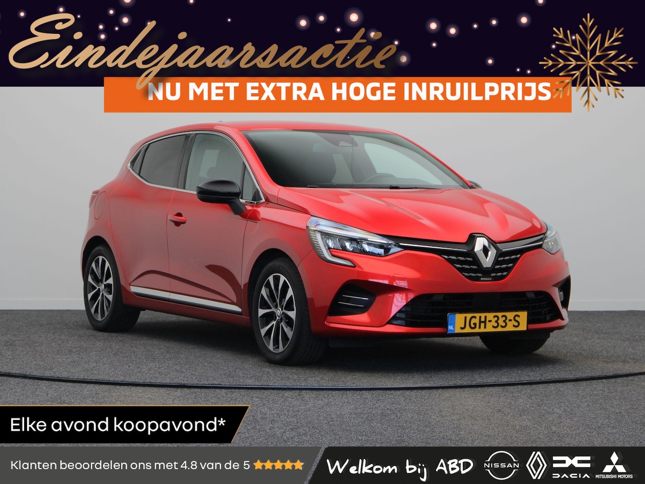 Renault Clio - E-Tech Hybrid 145pk Techno | Stoel- en stuurwielverwarming | Navigatie | Apple carplay / A - AutoWereld.nl