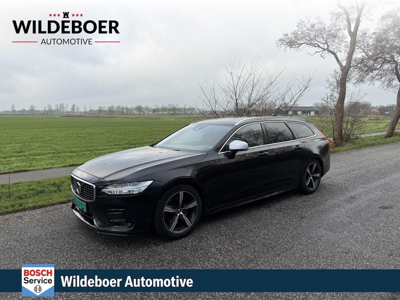 Volvo V90 - T4 190 PK R-Design + NAVI + CLIMA + CRUISE + LEER + STOELVERWARMING + STUURVERWARMING + LM - AutoWereld.nl