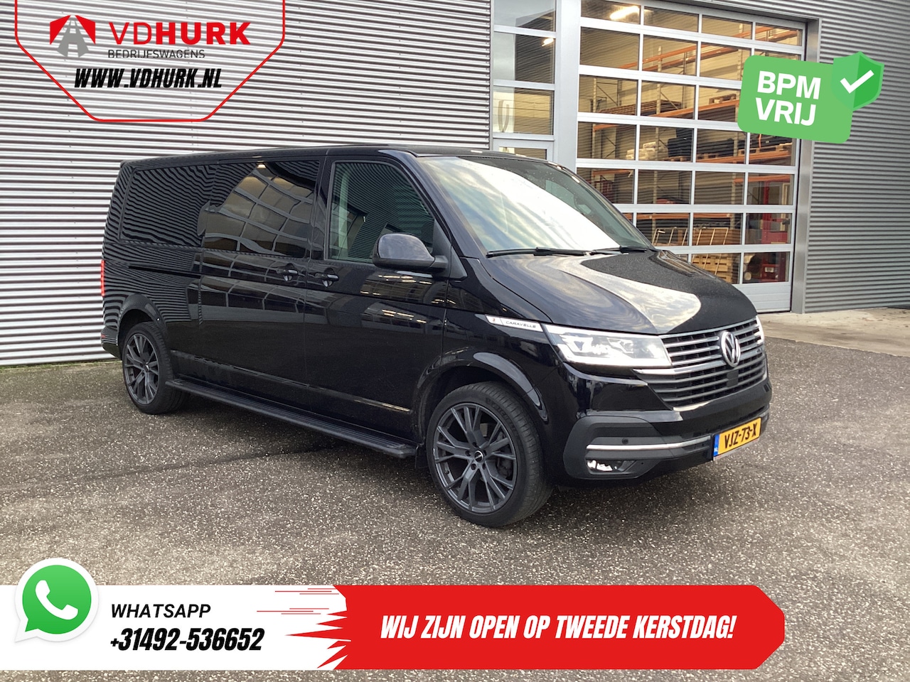 Volkswagen Transporter - T6.1 2.0 TDI 150 pk DSG Aut. L2 DC Dubbel Cabine LED/ 20" LMV/ Elek. Schuifdeur/ Alpine/ L - AutoWereld.nl