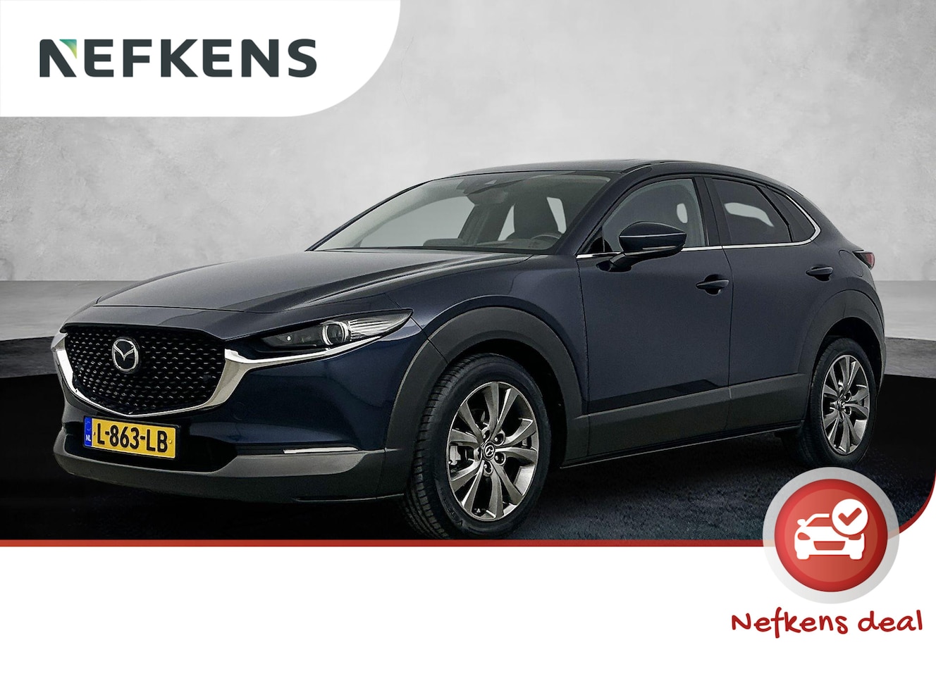 Mazda CX-30 - 186 pk Automaat M Hybrid Luxury | 1ste eigenaar | BOSE | Open dak | LEER | LED lampen | Ca - AutoWereld.nl