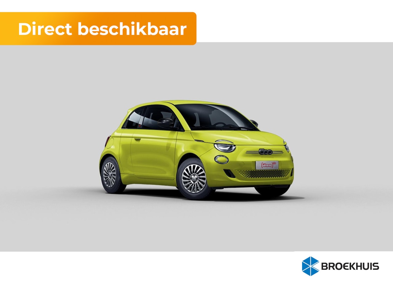 Fiat 500e - La Prima | 10,25" touchscreen radio met Bluetooth, DAB & USB én Navigatie | 17” lichtmetal - AutoWereld.nl