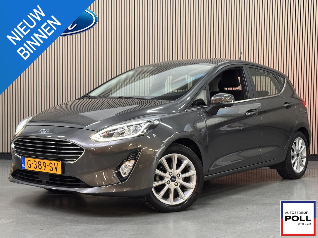 Ford Fiesta - 100pk Titanium Navi Camera B&O Adap Cruise Voorruitverwarming Parking pack Dealeronderhoud - AutoWereld.nl